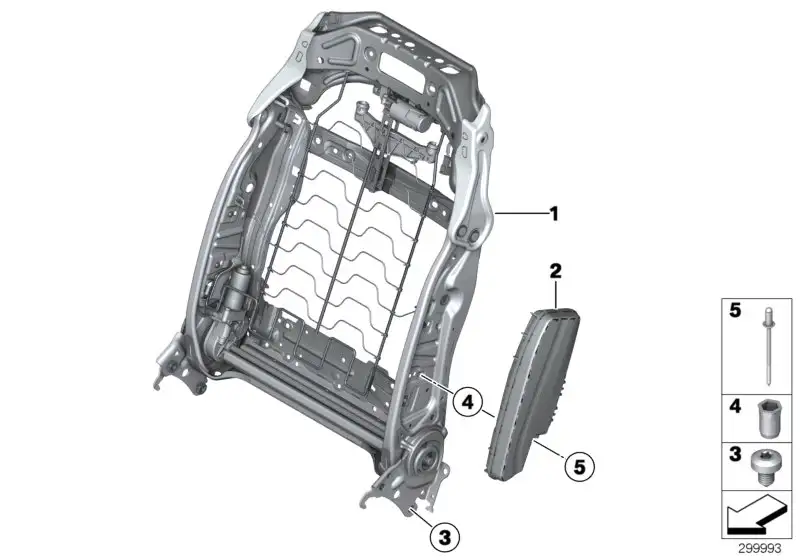 BMW Blindnietmutter Flachkopf F01 F02 F04 F10 F11 07147132311 - 5