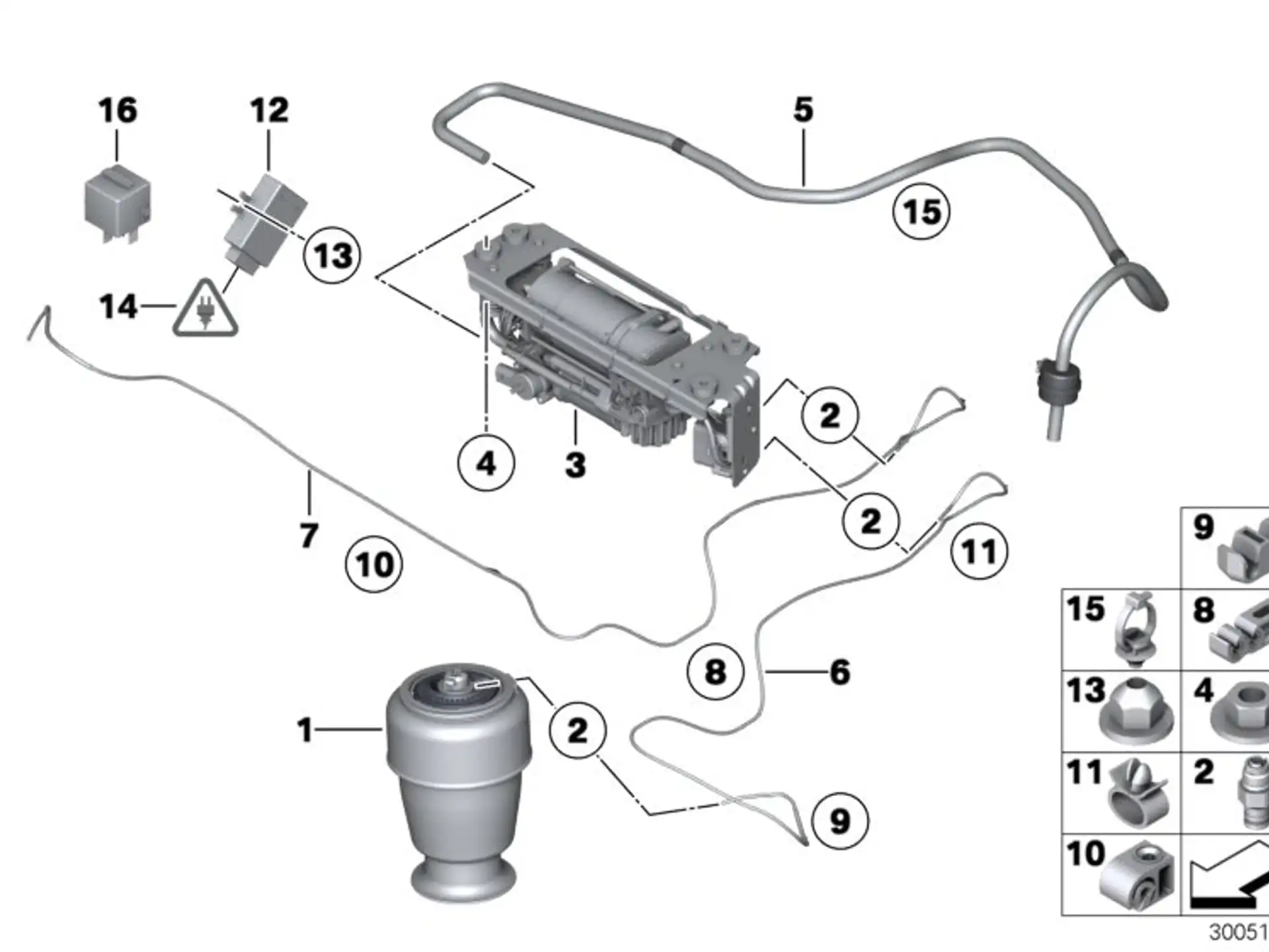 BMW Luftleitung links F07 F11 37206793277