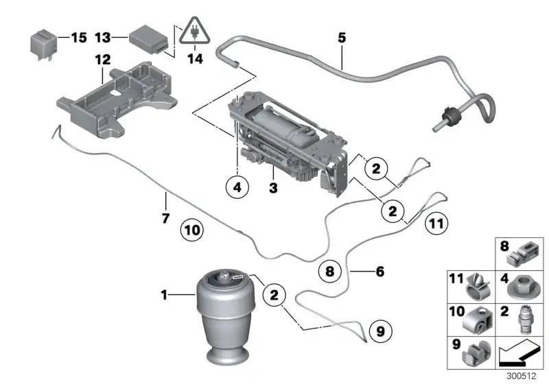 BMW Belüftungsleitung F07 F11 37206874510