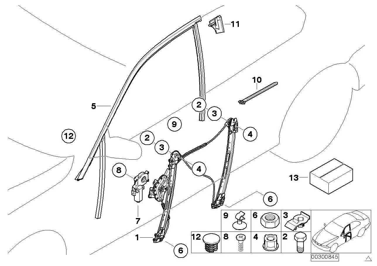 BMW Kabelbinder E46 51337068960 - Bildposition 10