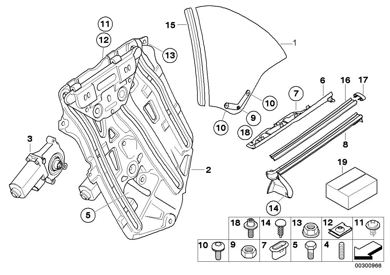 BMW Steg links E46 51368209421 - 3er E46