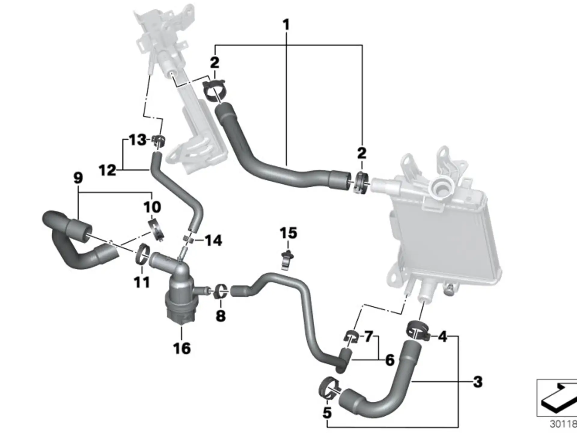 BMW Thermostat K50 K51 K52 17658520226