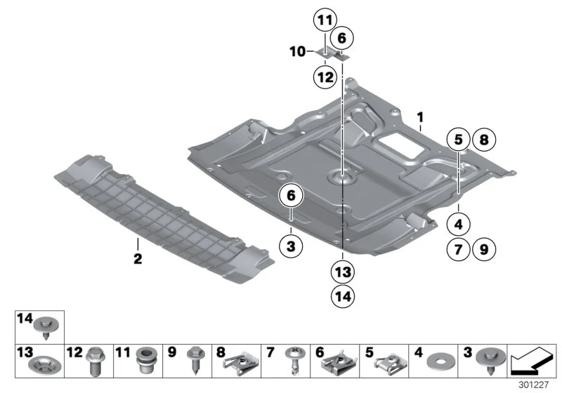 BMW Befestigung F06 F07 F10 F11 F12 F13 51757980139