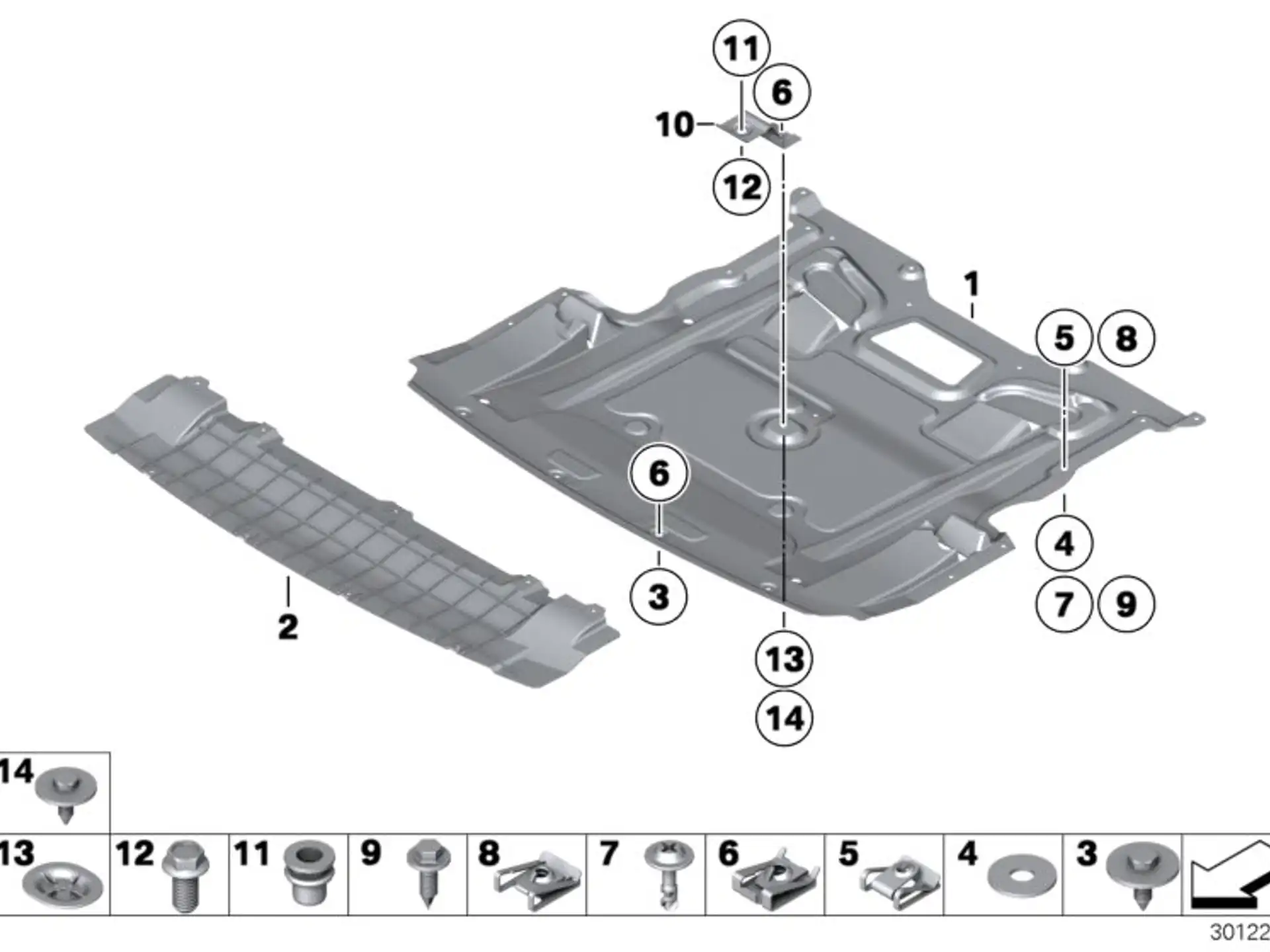 BMW Befestigung F06 F07 F10 F11 F12 F13 51757980139