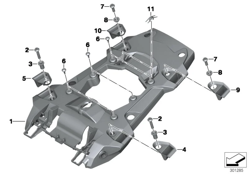 BMW Zylinderschraube K09 K23 K49 K50 K51 K80 K81 K82 07129908466