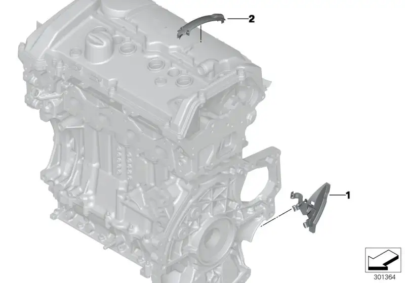BMW Kabelkanal R56 R60 R61 12517591895 - Bildposition 02