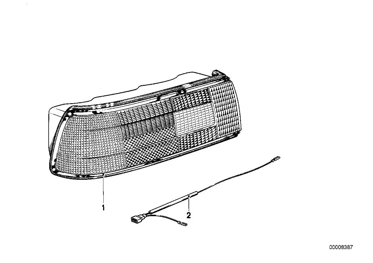 BMW Heckleuchte rechts E23 63211368208