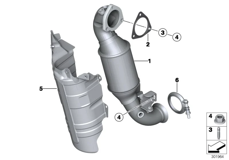 BMW Flachdichtung R55 R56 R57 R58 R59 R60 R61 18307589503