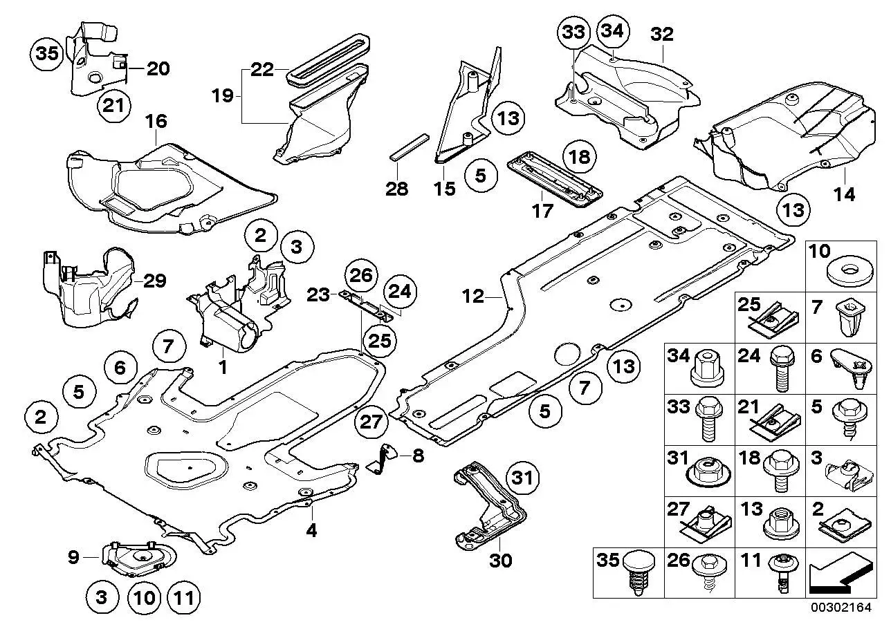 BMW Blechmutter E60 E61 E63 E64 E65 E66 E89 07146977473 - 5er, 6e