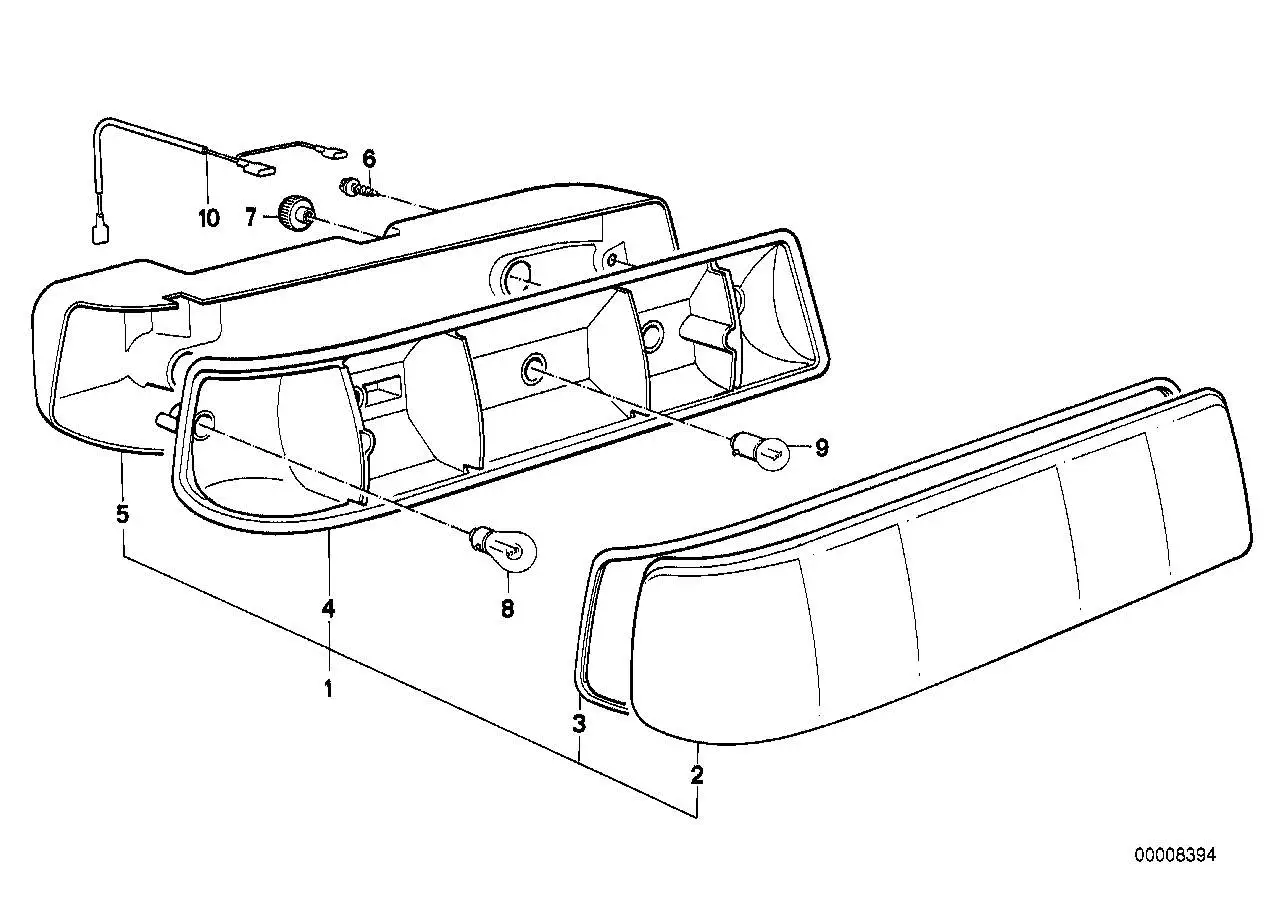 BMW Dichtrahmen rechts E21 63211367510 - Bildposition 03