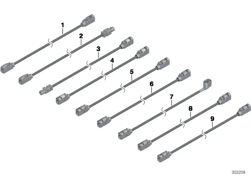 BMW Antennenkabel Diversity R55 R56 R58 R59 61119247852