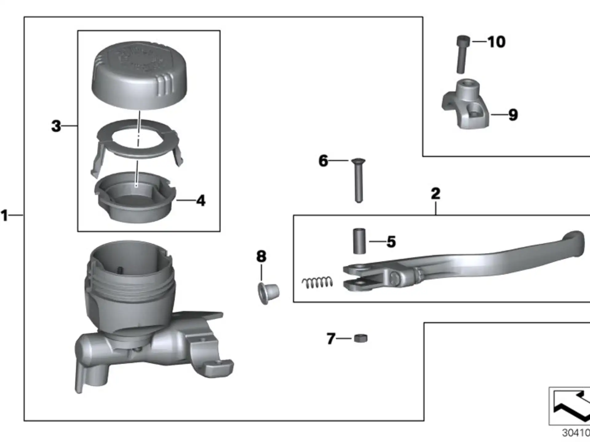 BMW Handbremshebel K70 K71 K72 K73 K75 32728524170
