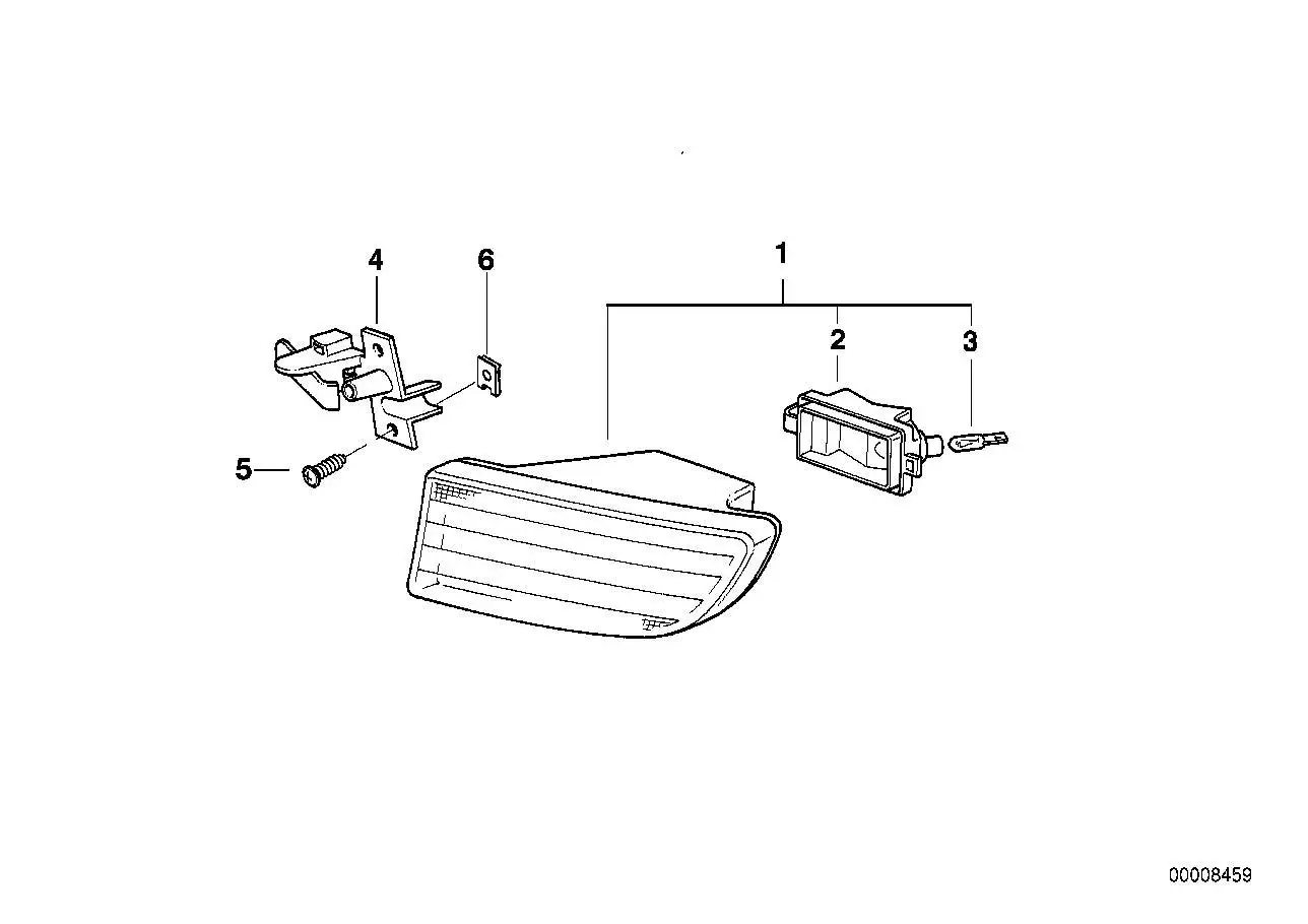 BMW Nebelscheinwerfer links E38 63178362401