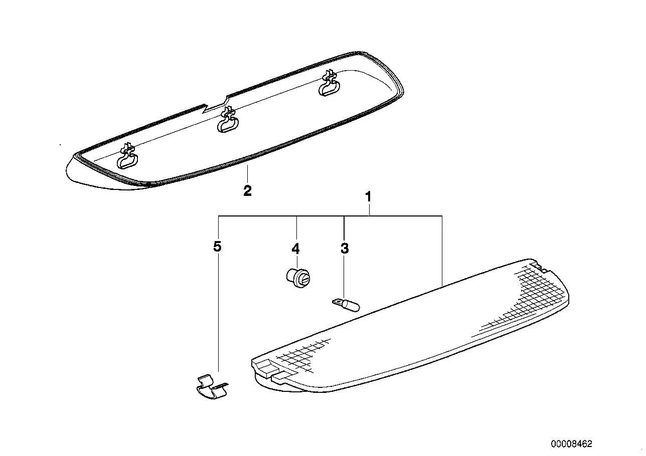 BMW Klammer E36 63258371410
