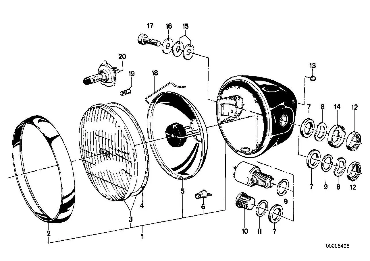 BMW Gummitülle 63121357501