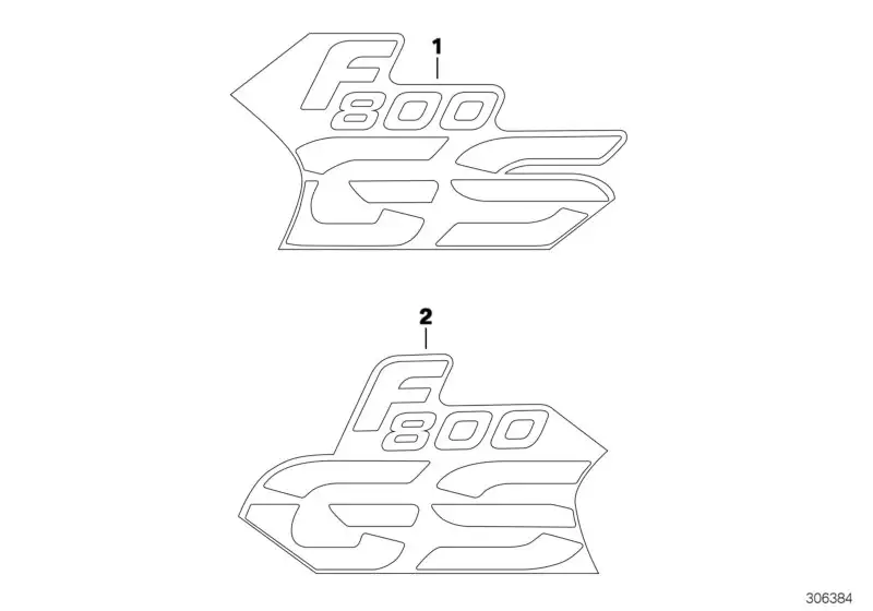 BMW Schriftzug rechts K72 51148525988