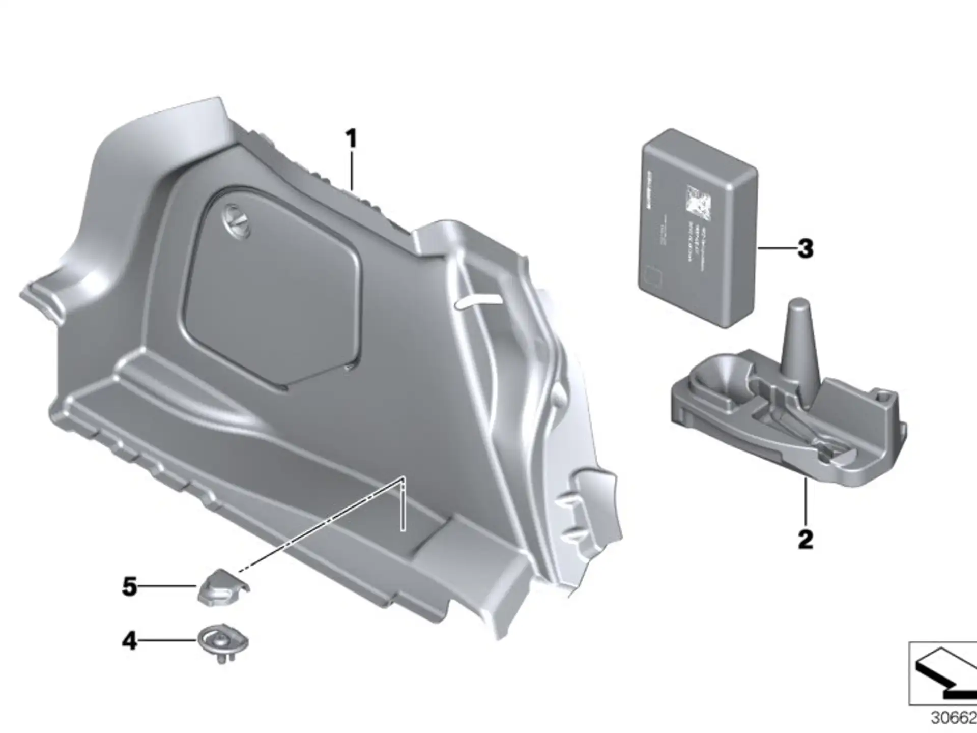 BMW Verzurröse F20 F21 F22 F23 F30 F31 F32 F34 F36 F39 F44 F45 F46 F48 F80 F82 F87 F87N G31 I01 F54 F55 F56 F56E F60 51477271174