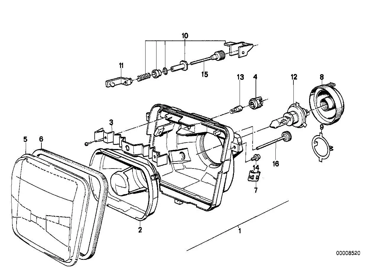 BMW Einstellschraube 63121459779