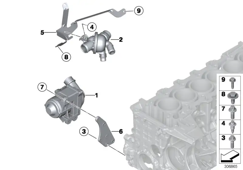 BMW Thermostat F01 F02 F06 F12 F13 11538671514