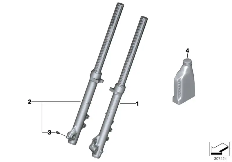 BMW Gabelholm links 31428566585 - Bildposition 01
