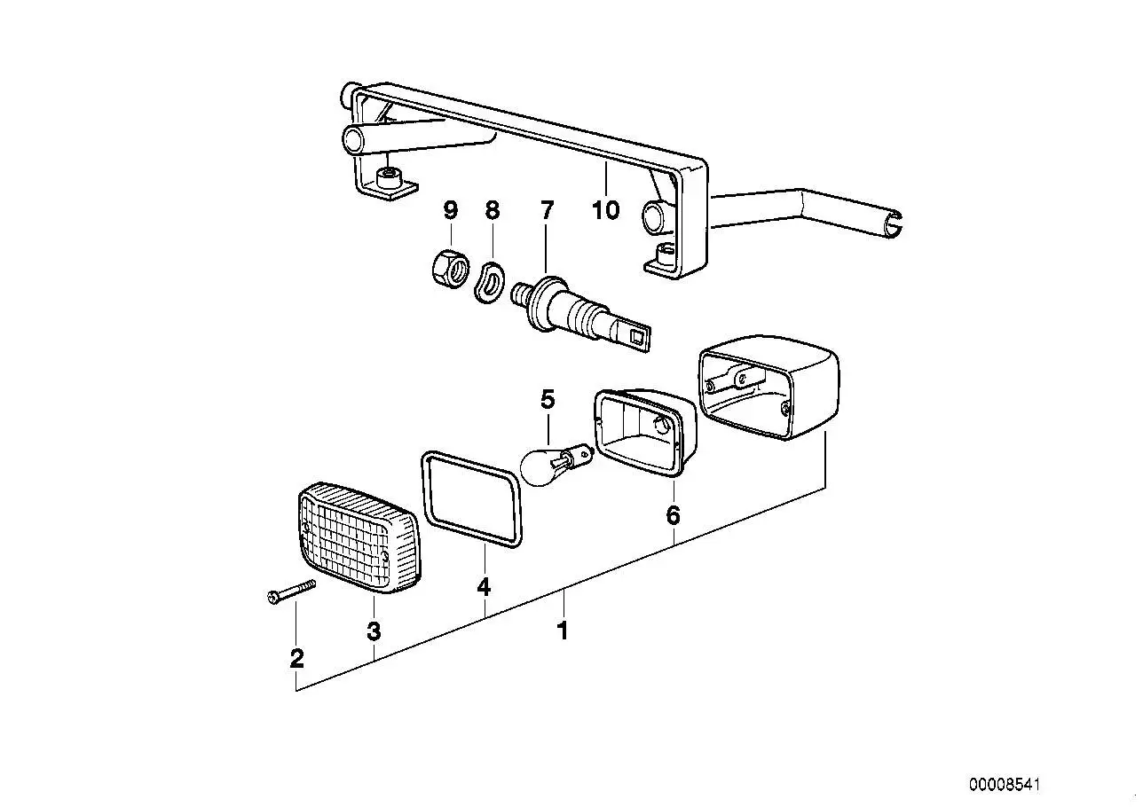 BMW Blinkerhalter 63231244715