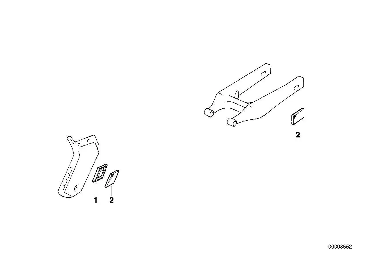BMW Halter rechts R22 63142306350