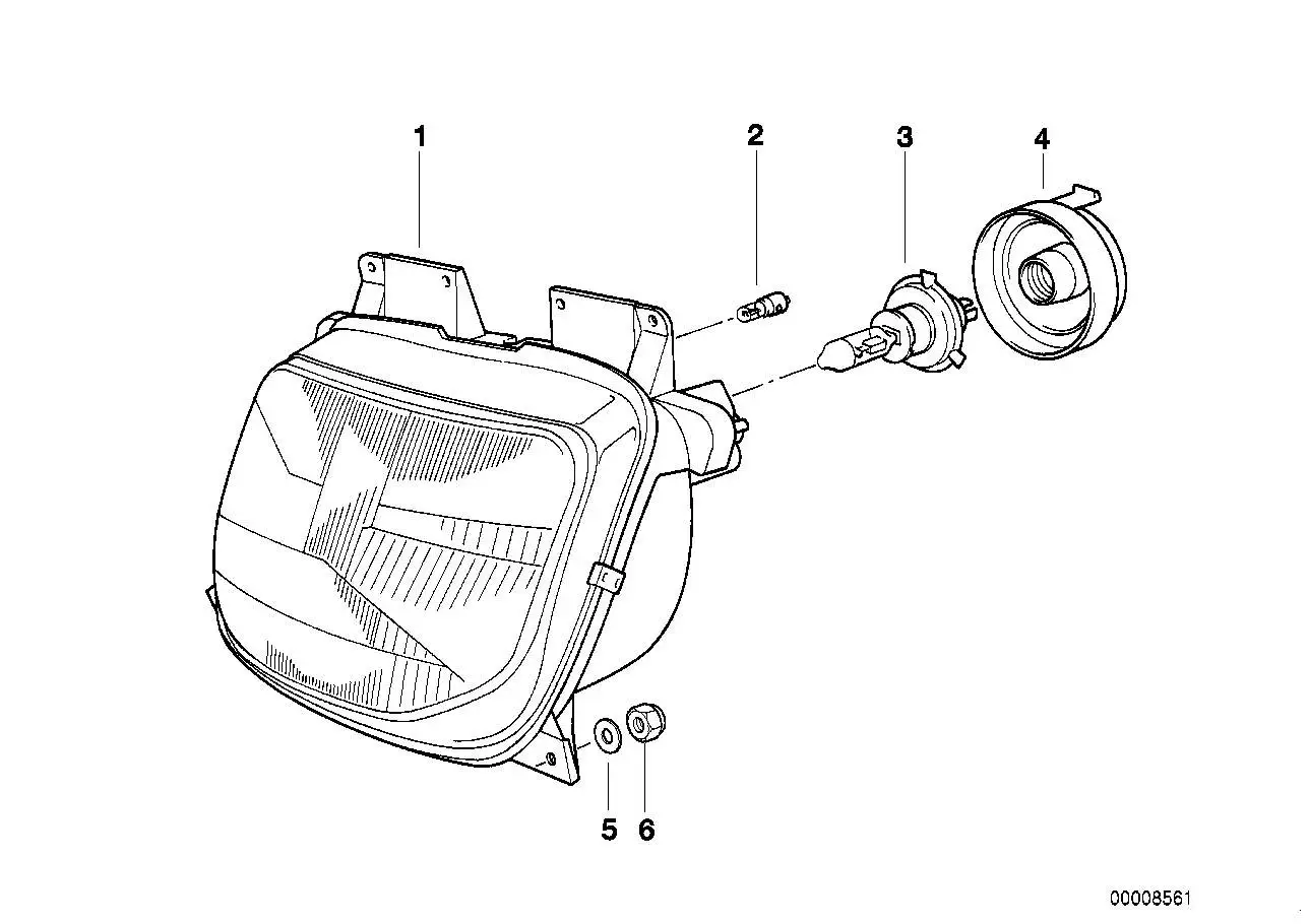 BMW Scheinwerfer R22 63122306147