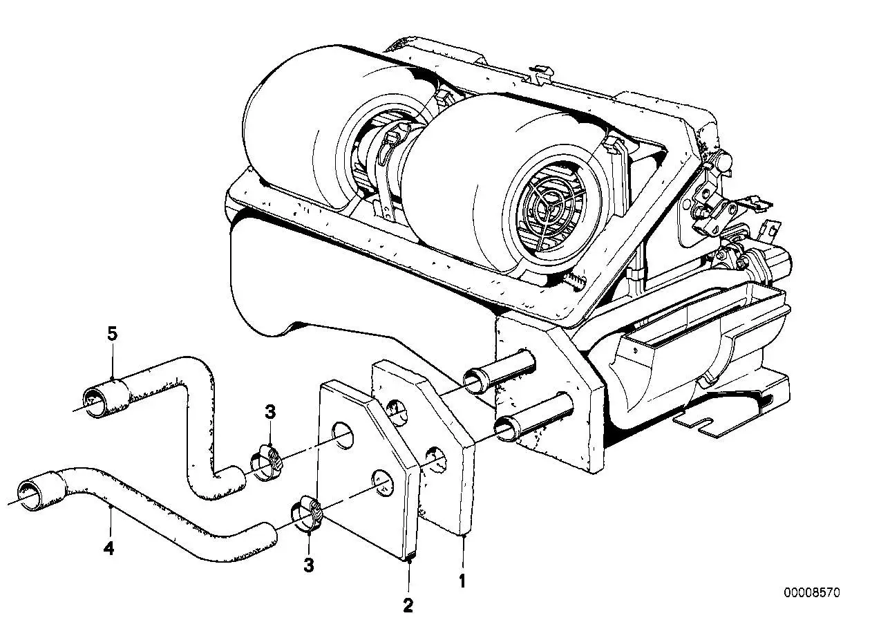 BMW Schlauch Vorlauf E12 E21 E30 64211361634