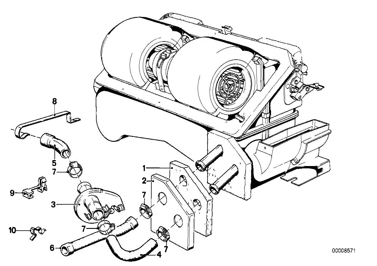BMW Wasserventil E21 64111366669 - Bildposition 03