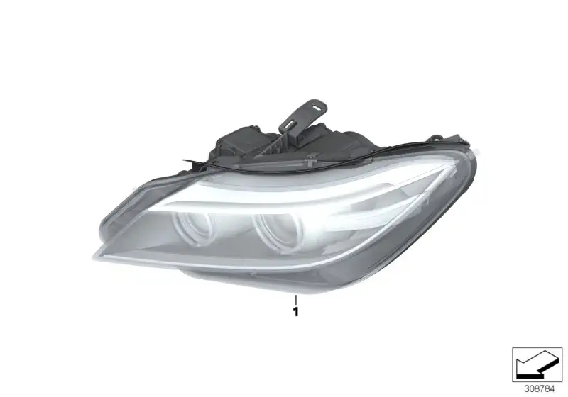 BMW Scheinwerfer Bi-Xenonlicht rechts E89 63127348940