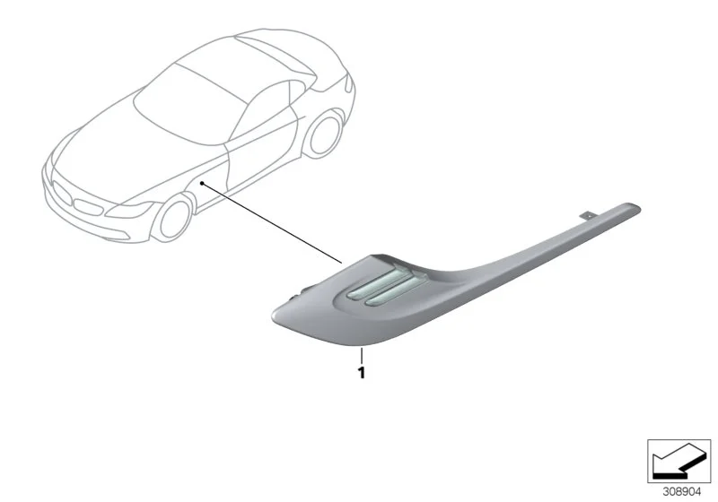 BMW Zusatzblinkleuchte links E89 63137303243
