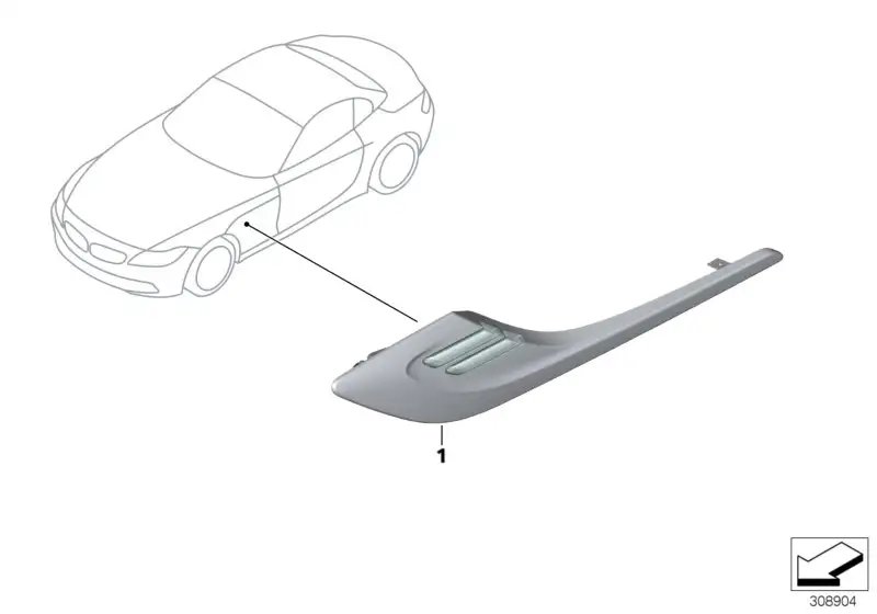 BMW Zusatzblinkleuchte links E89 63137303243
