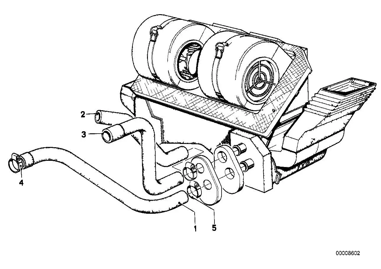 BMW Schlauch Vorlauf E12 E24 64211364765 - Bildposition 01