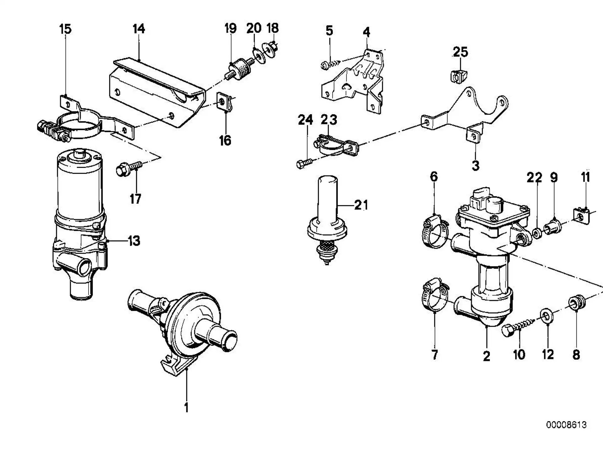 BMW Wasserventil E24 E28 64111373191