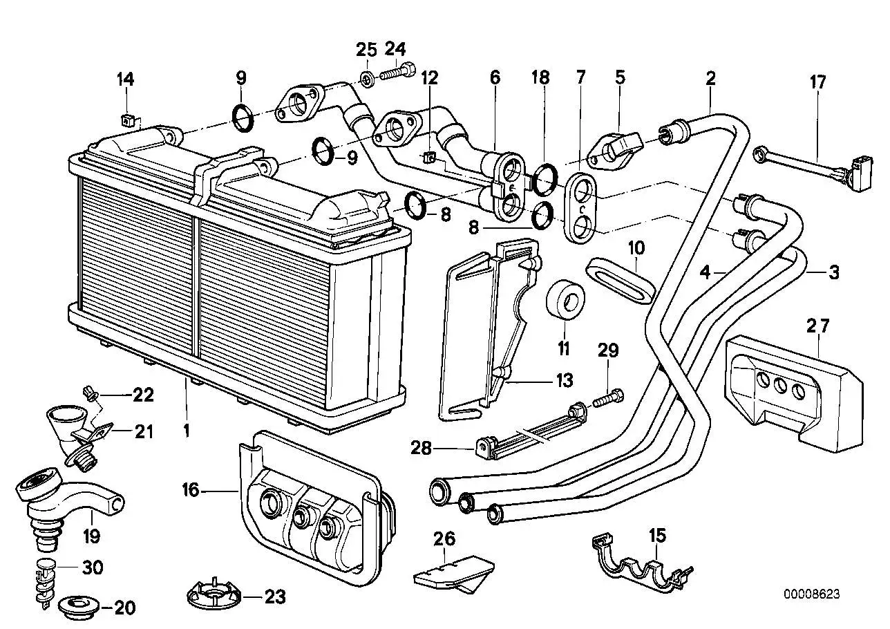 BMW Abdeckung E31 E32 E34 64111374371 - Bildposition 13
