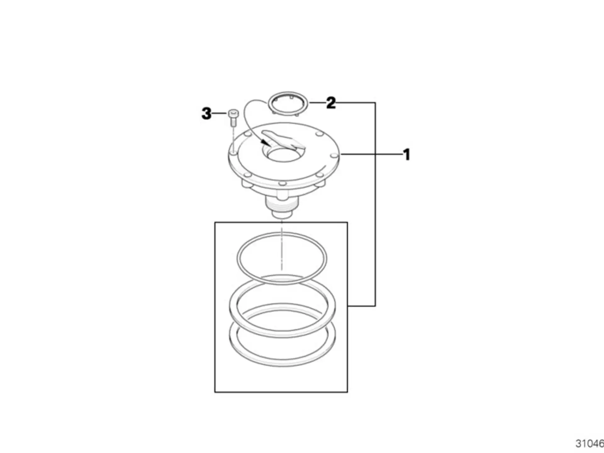 BMW Dichtung Tankdeckel K25 K25H K26 K28 K30 K40 K43 K44 R13 R21 R21A R22 R28 16117657172