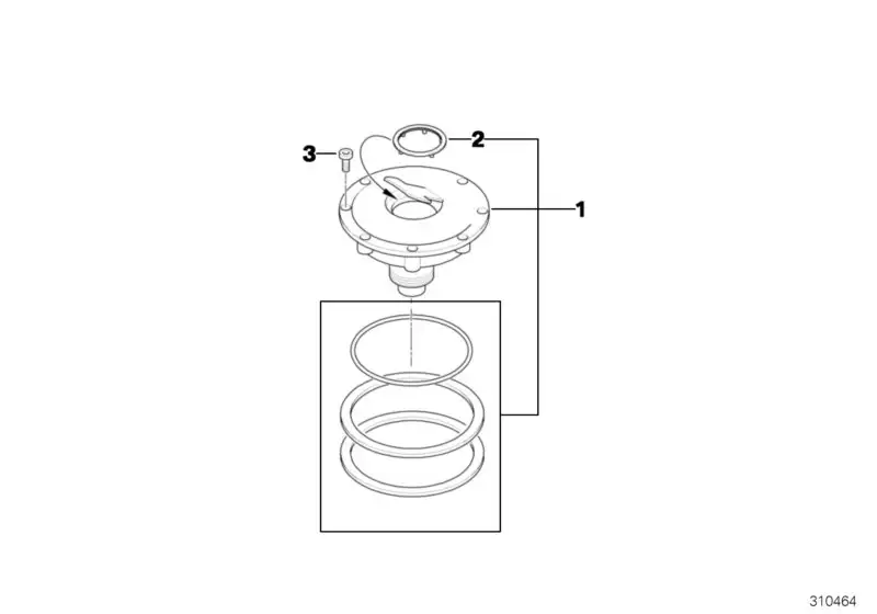 BMW Tankverschluss K26 16118541815