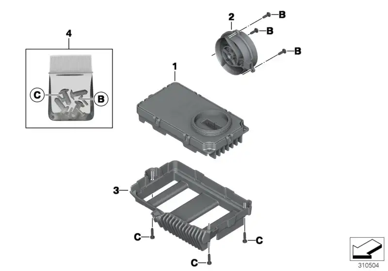 BMW Lüfter K50 K51 63128531736 - K50, K51 / Bildposition 02