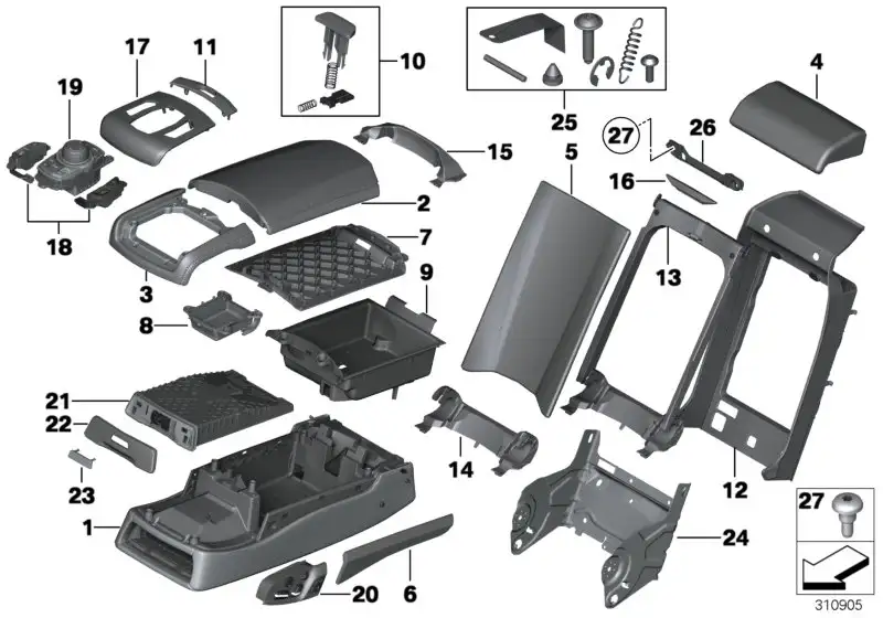 BMW Taster F01 F02 F04 52207229374