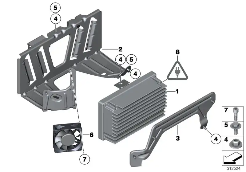 BMW Halter Kamerasystem F10 F11 65159174270 - 5er F10, 5er F11