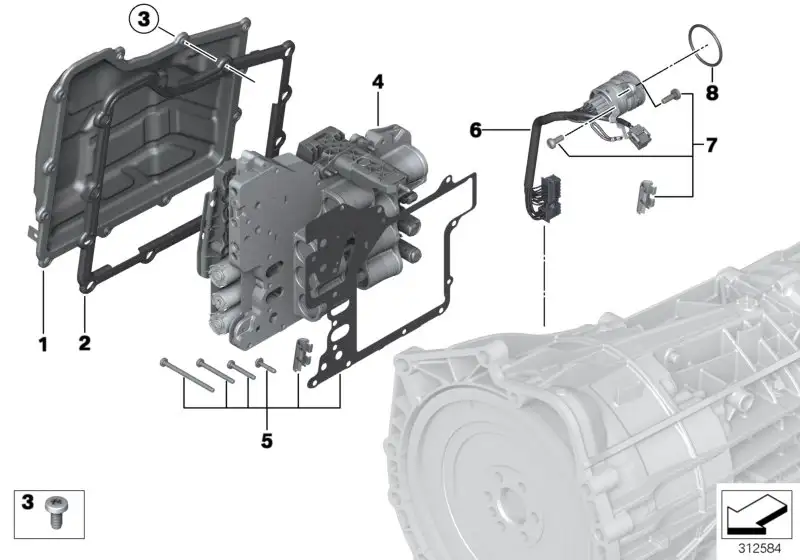 BMW Mechatronik F80 F82 F83 F87 F87N 28607850242 - 2er, 3er, 4er,