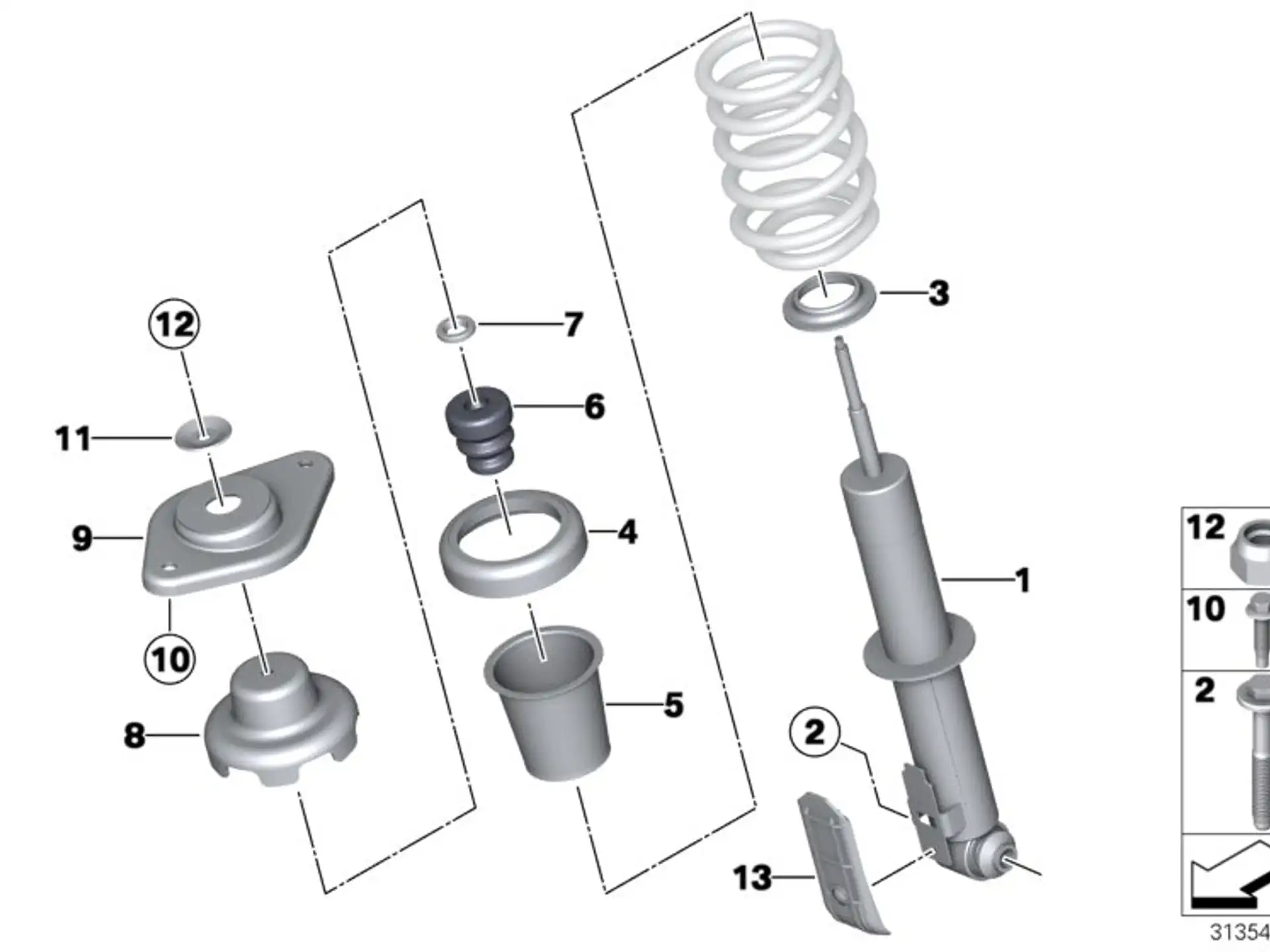 BMW Federunterlage unten R55 R56 R57 R58 R59 R60 R61 33506772790