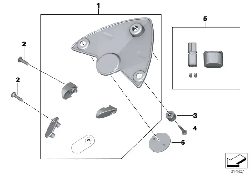 BMW Satz HP Race Cover Kit K42 K46 K47 77318520178