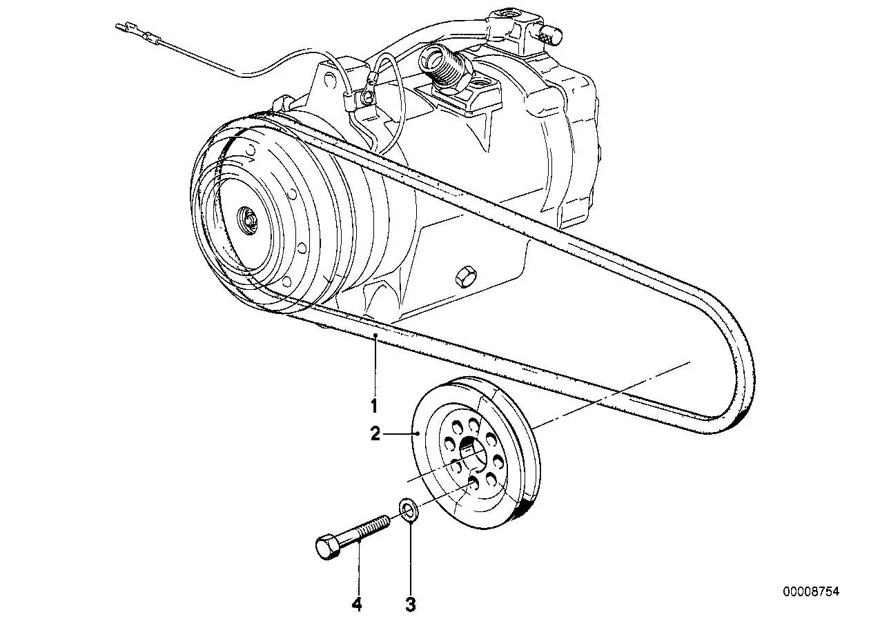 BMW Keilriemen E12 E23 E24 E28 64521711058