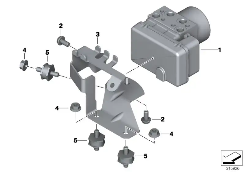 BMW Druckmodulator K21 K70 K71 K72 K73 K75 34518546851