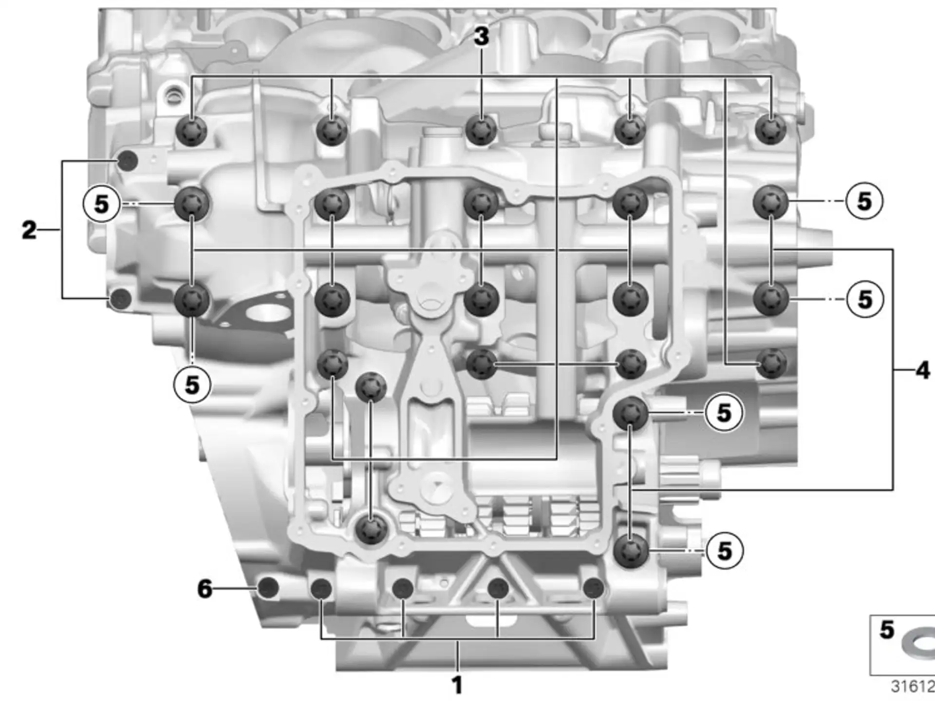 BMW ASA-Schraube K42 K46 K47 K49 11117713746