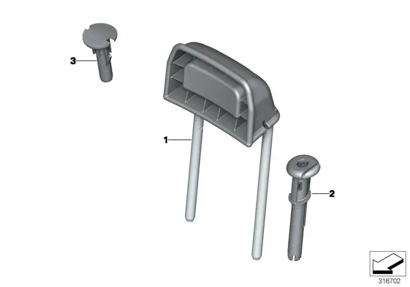BMW Blindstopfen F32 F36 52207274640 - 4er F32, 4er F36, 4er