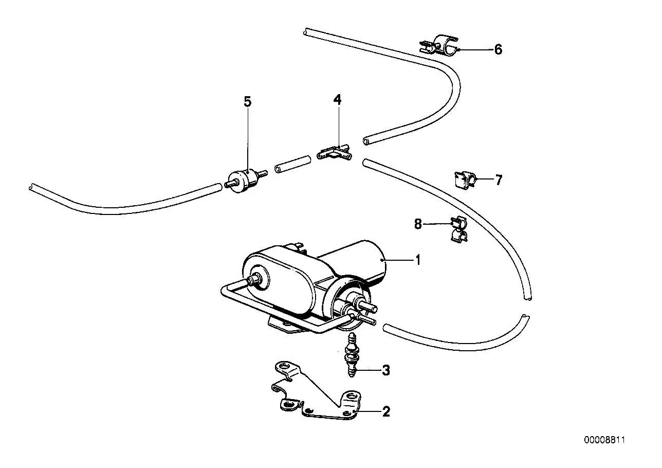BMW Halter E23 64111369196