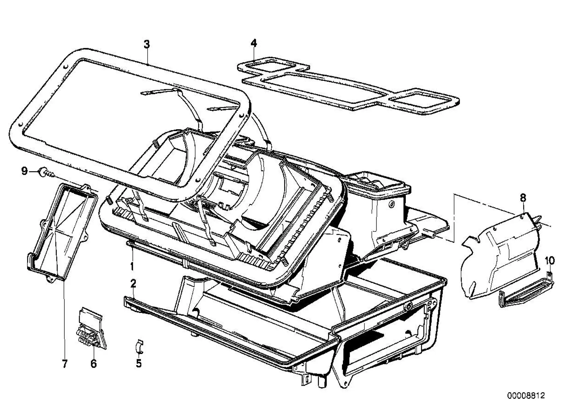 BMW Dichtung E30 64111370936