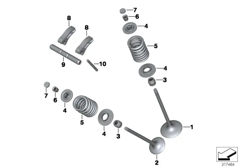 BMW Ventilfeder K50 K51 K52 K53 K54 11348530172